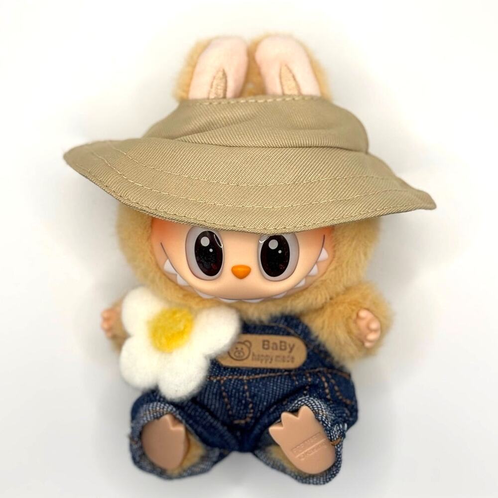 New - Labubu Denim Overall Flower Costume/Outfit w/Shoes - Costume Only